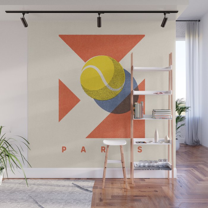 BALLS - Tennis - Grand Slam - Paris Wall Mural Gallery Image 1