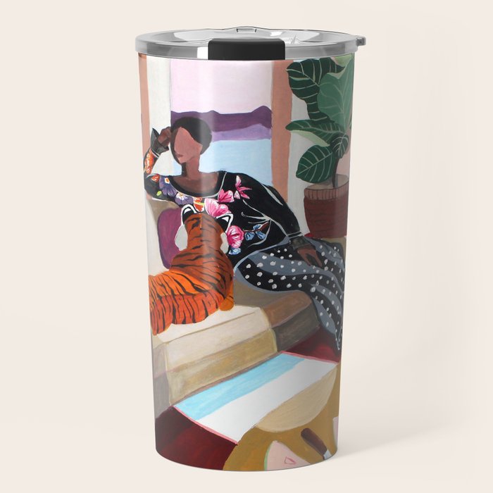 Tiger Queen Travel Mug Gallery Image 1
