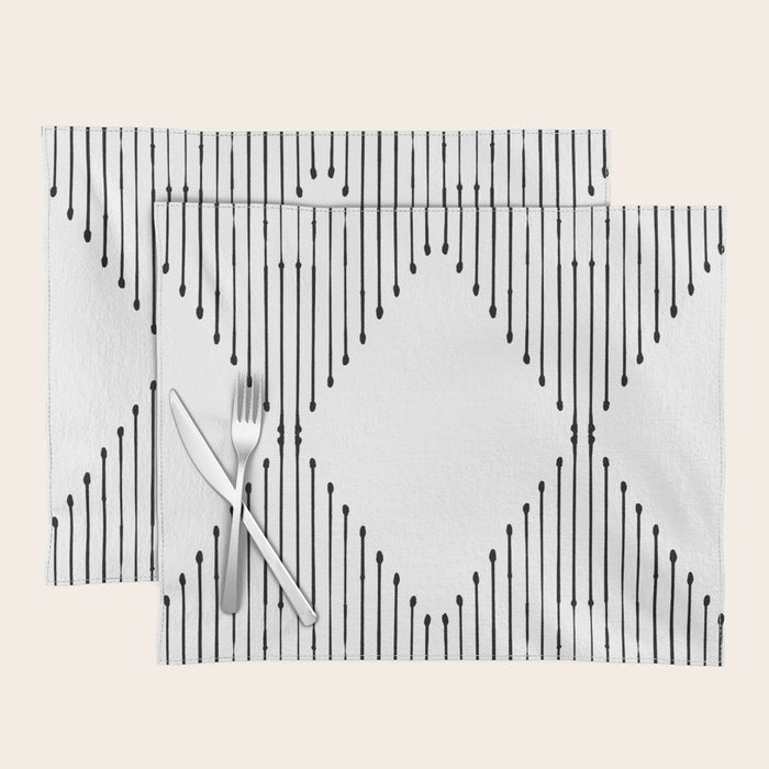 Grid (Golden Brown) Placemat Gallery Image 1