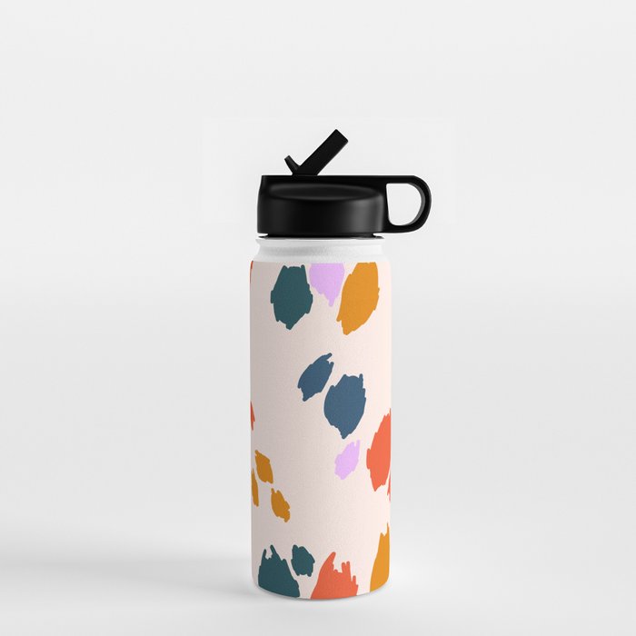Rainbow Animal Print  Water Bottle Gallery Image 1
