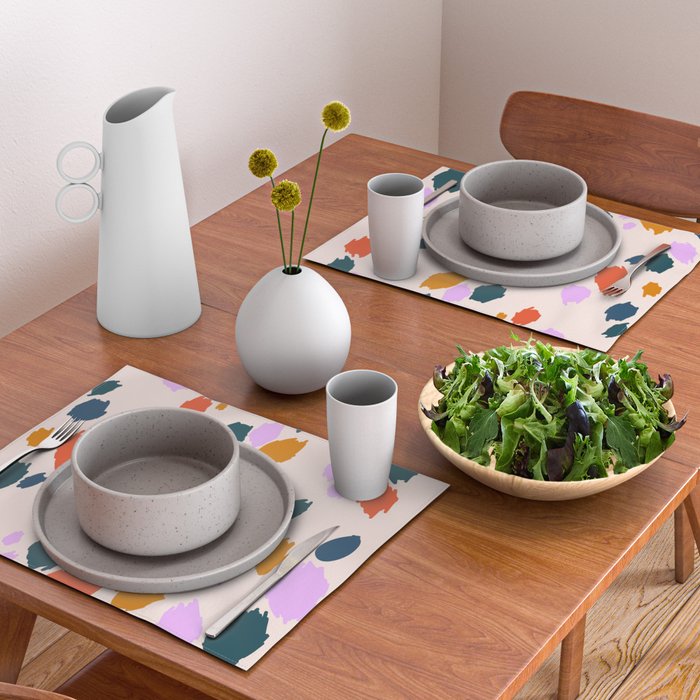 Rainbow Animal Print  Placemat Gallery Image 2