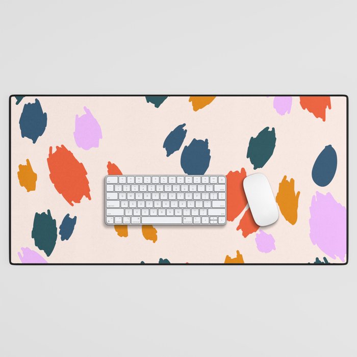 Rainbow Animal Print  Desk Mat Gallery Image 1