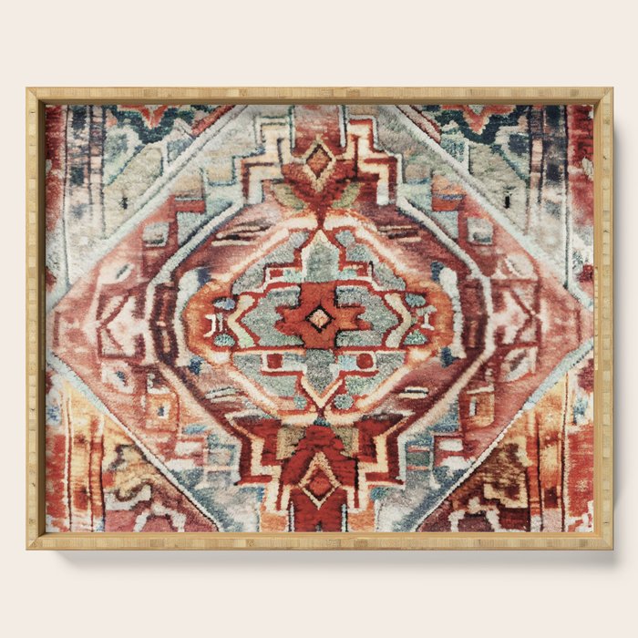 Aesthetic Boho Eclectic Serving Tray Gallery Image 1