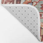Aesthetic Boho Eclectic Bath Mat Gallery Image 2
