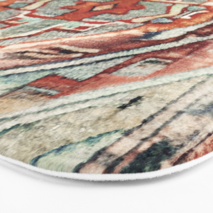 Aesthetic Boho Eclectic Bath Mat Gallery Image 3