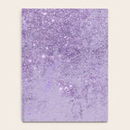 Modern elegant lavender lilac glitter marble Notebook Gallery Image 4