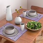 Modern elegant lavender lilac glitter marble Placemat Gallery Image 2