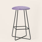 Modern elegant lavender lilac glitter marble Stool Gallery Image 1