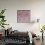 Modern elegant lavender lilac glitter marble Wood Wall Art Gallery Image 2