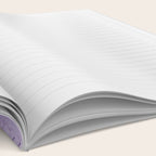 Modern elegant lavender lilac glitter marble Notebook Gallery Image 2