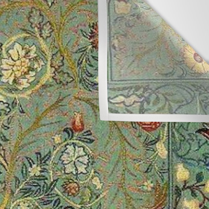 William Morris Antique Acanthus Floral Wall Tapestry Gallery Image 3