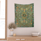 William Morris Antique Acanthus Floral Wall Tapestry Gallery Image 2