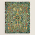 William Morris Antique Acanthus Floral Jigsaw Puzzle Gallery Image 1