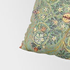 William Morris Antique Acanthus Floral Pillow Sham Gallery Image 4