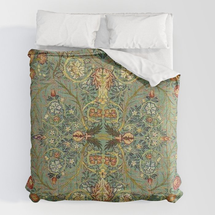 William Morris Antique Acanthus Floral Comforter Gallery Image 7