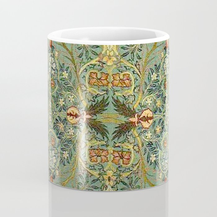 William Morris Antique Acanthus Floral Coffee Mug Gallery Image 4