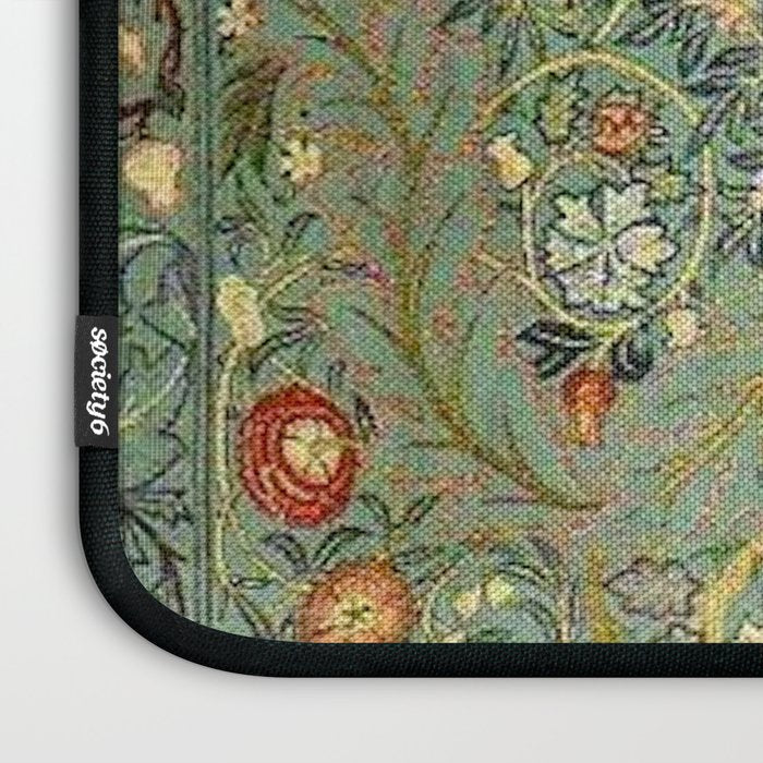 William Morris Antique Acanthus Floral Laptop Sleeve Gallery Image 3