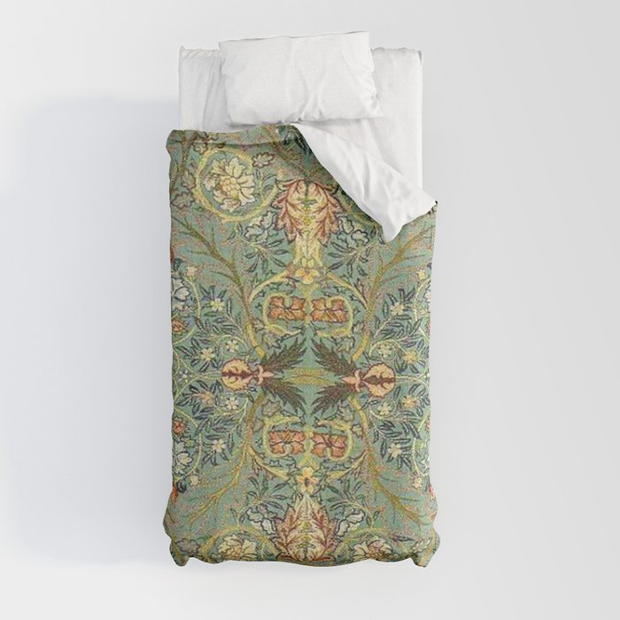 William Morris Antique Acanthus Floral Duvet Cover Gallery Image 9