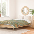 William Morris Antique Acanthus Floral Duvet Cover Gallery Image 2
