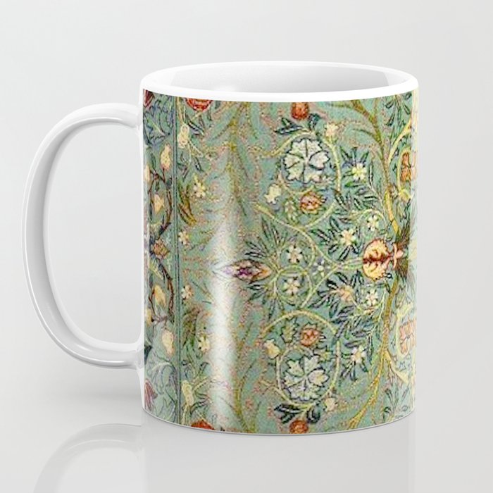 William Morris Antique Acanthus Floral Coffee Mug Gallery Image 3