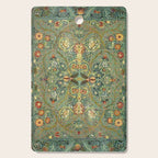 William Morris Antique Acanthus Floral Cutting Board Gallery Image 1