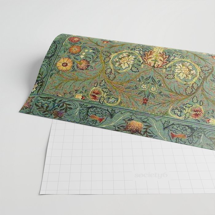 William Morris Antique Acanthus Floral Wrapping Paper Gallery Image 2