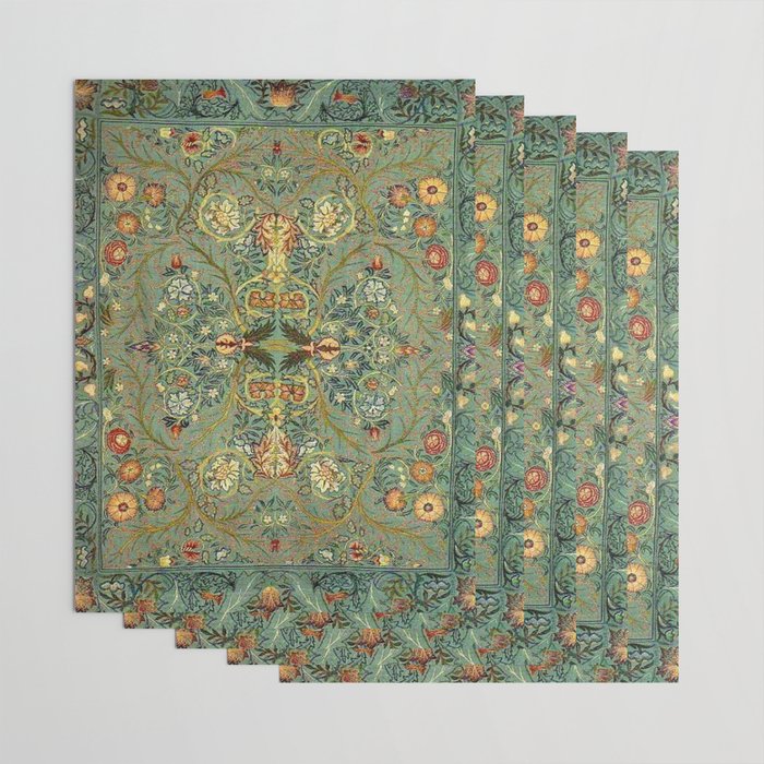 William Morris Antique Acanthus Floral Wrapping Paper Gallery Image 3