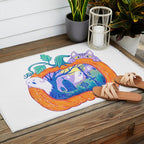 Halloween Pumpkin Graveyard Outdoor Rug Gallery Image 2