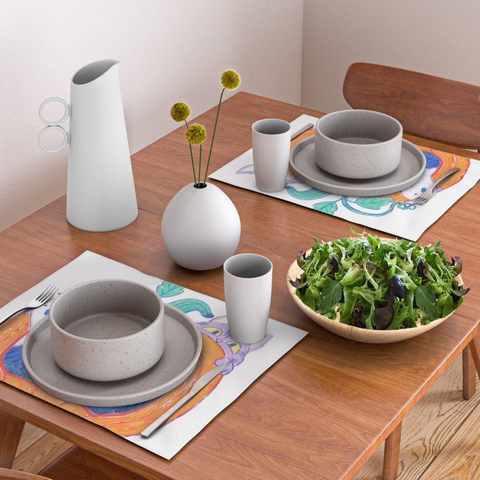 Halloween Pumpkin Graveyard Placemat Gallery Image 2