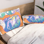 Halloween Pumpkin Graveyard Pillow Sham Gallery Image 2