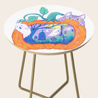 Halloween Pumpkin Graveyard Side Table Gallery Image 2