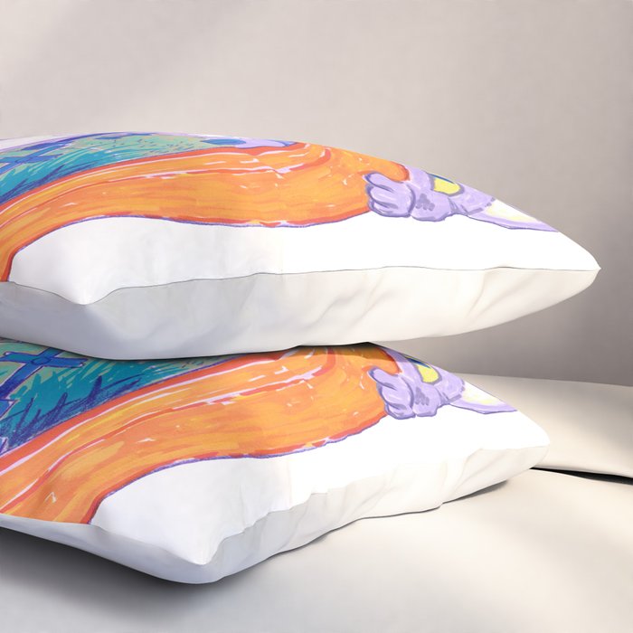 Halloween Pumpkin Graveyard Pillow Sham Gallery Image 3