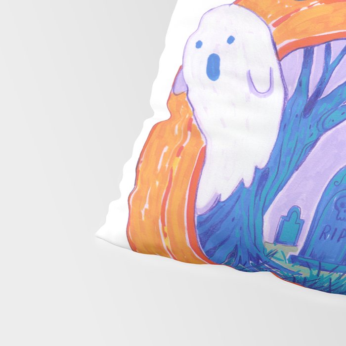 Halloween Pumpkin Graveyard Pillow Sham Gallery Image 4