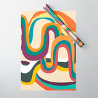 Groovy rainbow of doom Wrapping Paper Gallery Image 1
