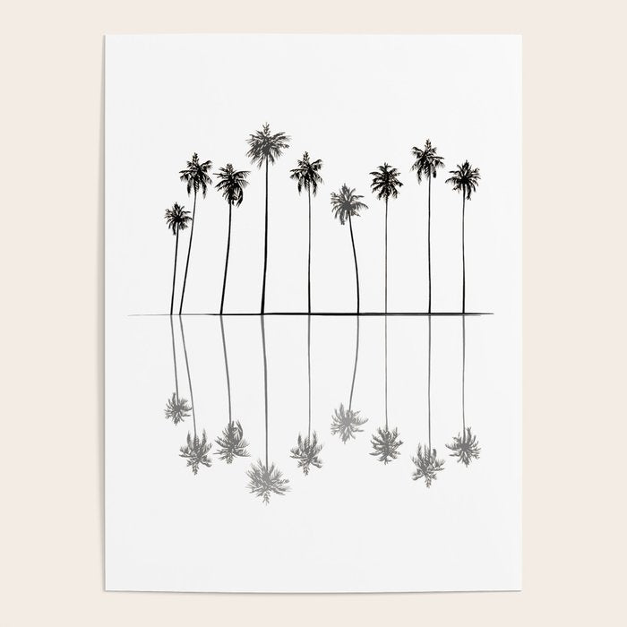 Palm Reflections II Poster Gallery Image 1