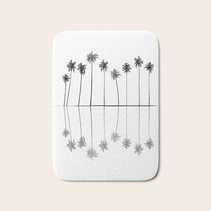 Palm Reflections II Bath Mat Gallery Image 1