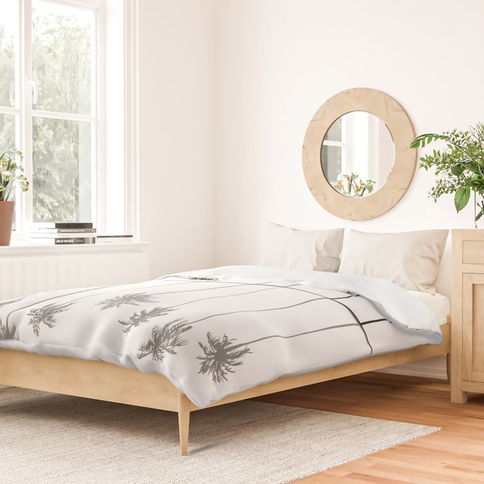 Palm Reflections II Duvet Cover Gallery Image 2