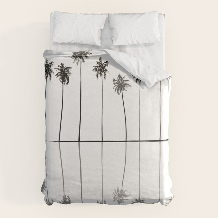 Palm Reflections II Duvet Cover Gallery Image 6