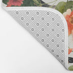 Minimal Collage Floral Portrait 4 Bath Mat Gallery Image 2