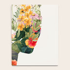 Minimal Collage Floral Portrait 4 Notebook Gallery Image 4
