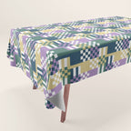 Abstract Block Mosaic R Tablecloth Gallery Image 1