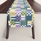 Abstract Block Mosaic R Table Runner Gallery Image 1
