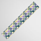 Abstract Block Mosaic R Table Runner Gallery Image 3