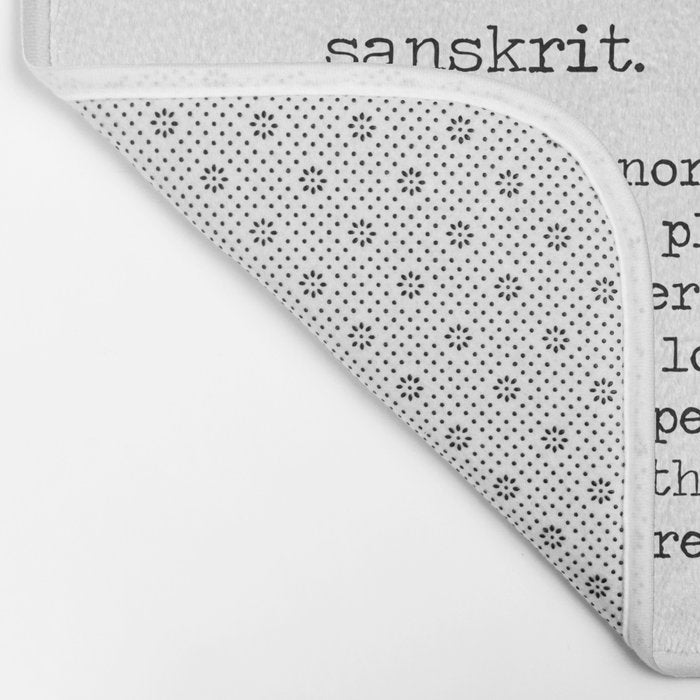Namasté Definition  Bath Mat Gallery Image 2