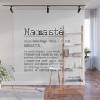 Namasté Definition  Wall Mural Gallery Image 1