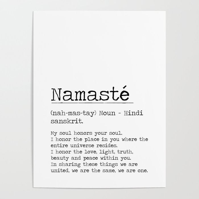 Namasté Definition  Poster Gallery Image 4