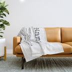 Namasté Definition  Throw Blanket Gallery Image 1
