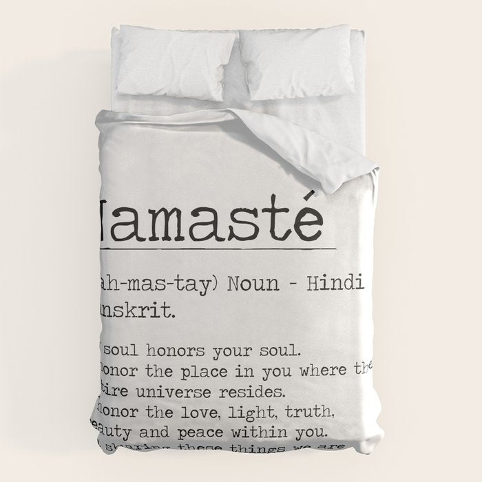 Namasté Definition  Duvet Cover Gallery Image 6