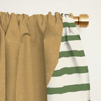 Lines Color Shapes - Gold Green Black Window Curtain Gallery Image 2