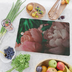 Pink Peony Flower Photographic Study 1 Cutting Board Gallery Image 2